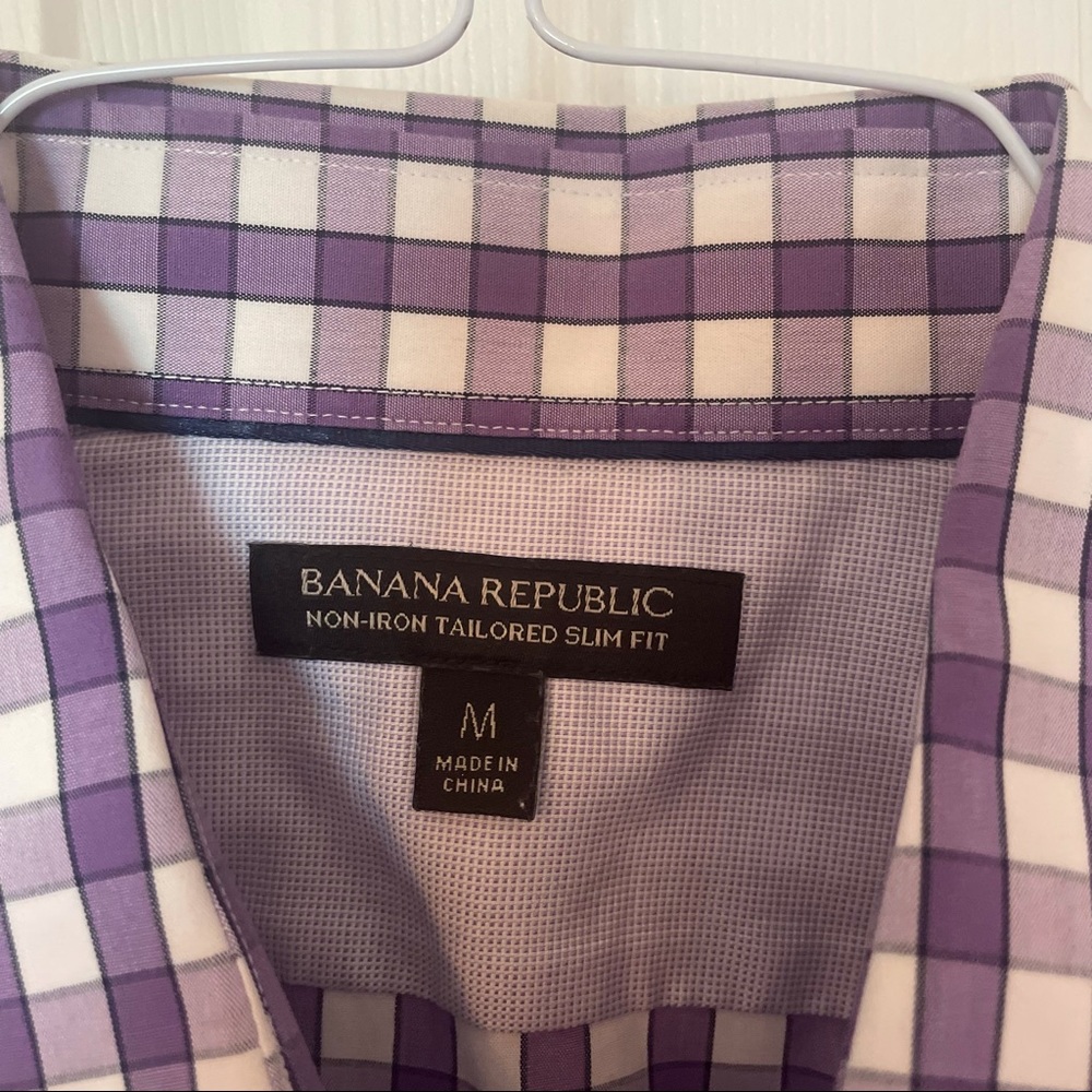 Men’s No-Iron Slim Fit Button Down Shirt - Picture 3 of 6